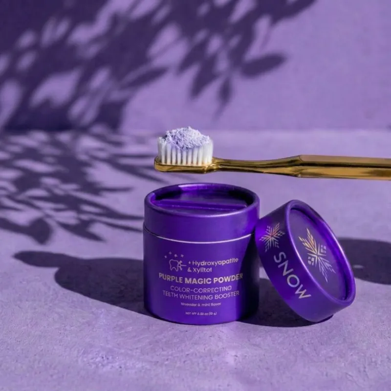 Pó Clareador SNOW Purple com Hidroxiapatita