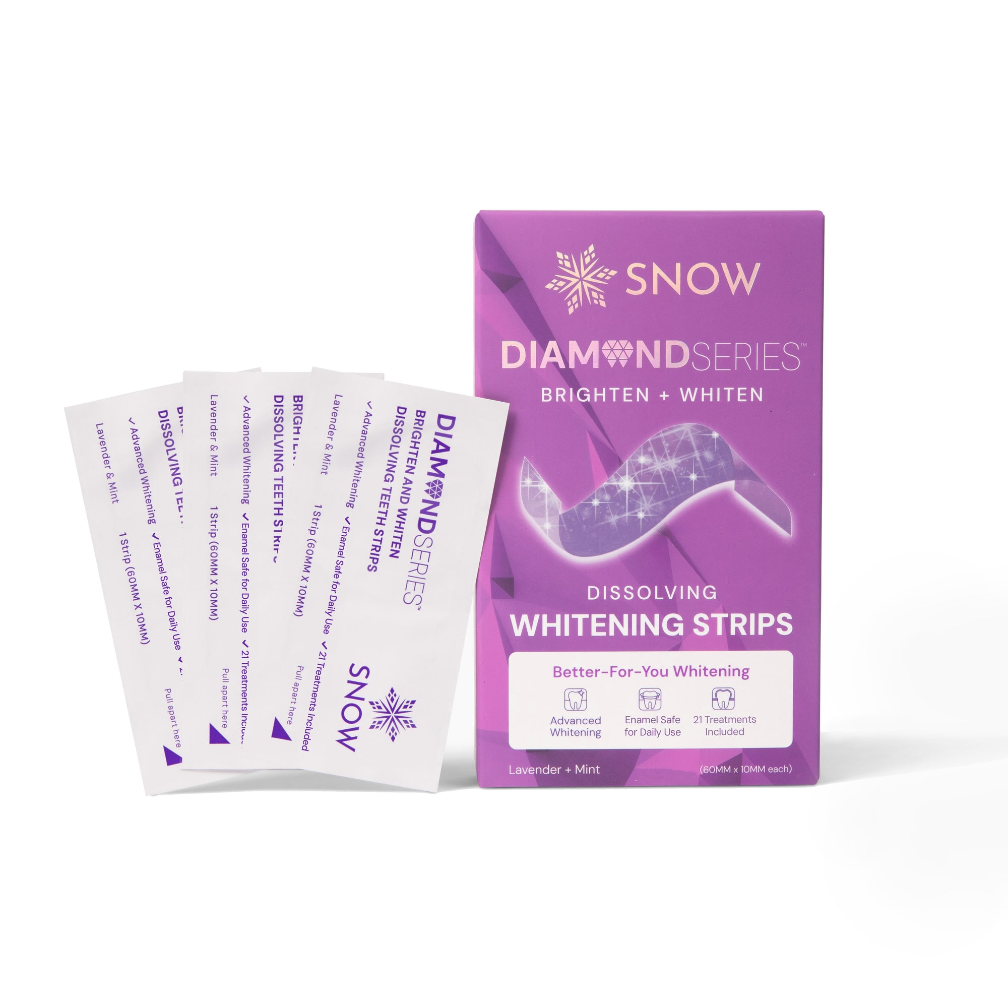 Fitas Clareadoras Dissolvíveis SNOW Purple